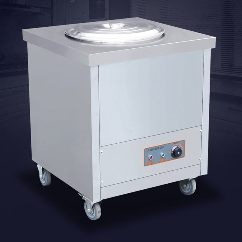 沃曼德不锈钢汤饭车暖汤车保温汤桶车粥车保温台售饭台wmdsntc01餐车